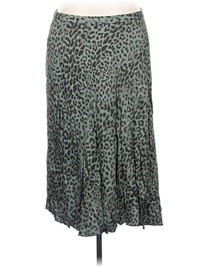 Pre-owned Jjill Casual Skirt In Gray