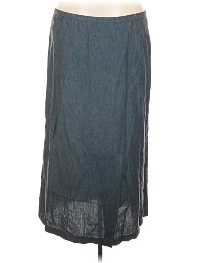 Pre-owned Jjill Casual Skirt In Gray