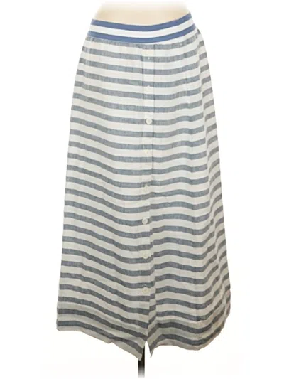 Pre-owned Jjill Casual Skirt In Gray