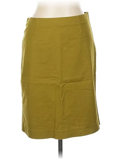 Pre-owned Jjill Casual Skirt In Green