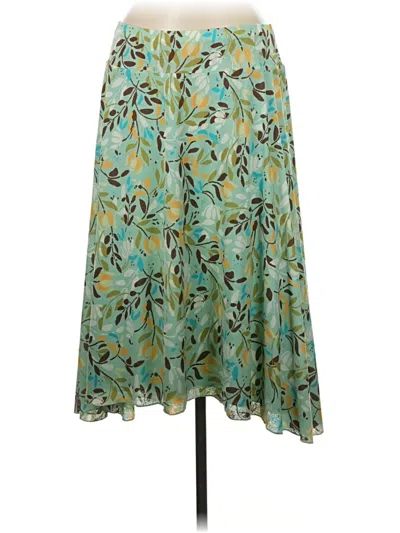 Pre-owned Jjill Casual Skirt In Green