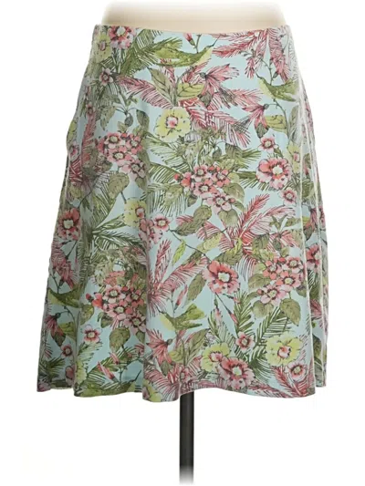 Pre-owned Jjill Casual Skirt In Green