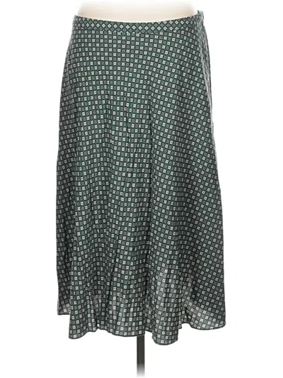 Pre-owned Jjill Casual Skirt In Green