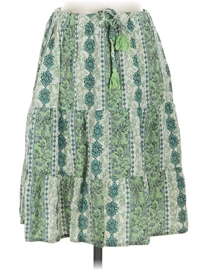 Pre-owned Jjill Casual Skirt In Green