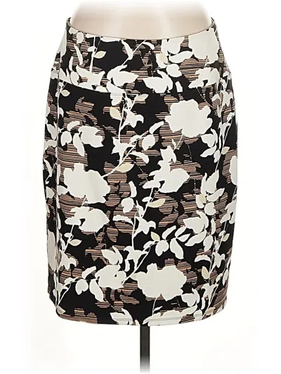 Pre-owned Jjill Casual Skirt In Ivory
