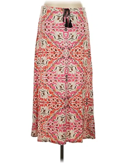 Pre-owned Jjill Casual Skirt In Pink