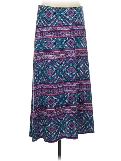 Pre-owned Jjill Casual Skirt In Purple