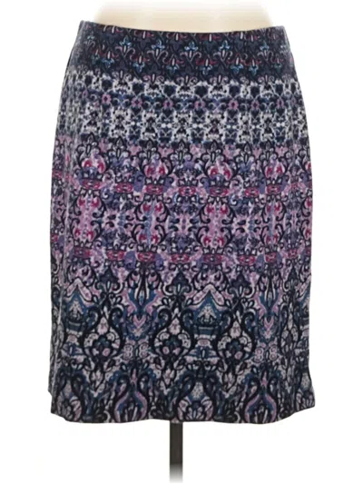 Pre-owned Jjill Casual Skirt In Purple