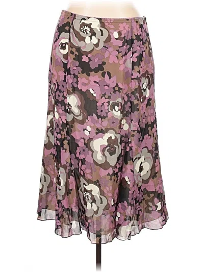 Pre-owned Jjill Casual Skirt In Purple