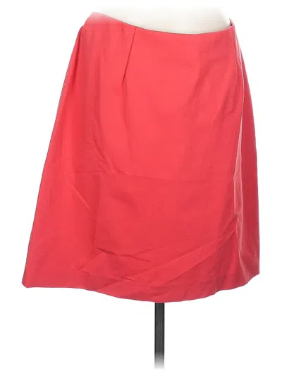 Pre-owned Jjill Casual Skirt In Red