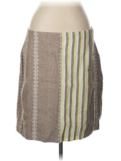 Pre-owned Jjill Casual Skirt In Tan