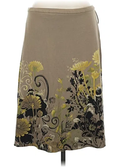 Pre-owned Jjill Casual Skirt In Tan