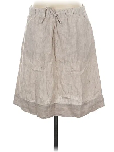 Pre-owned Jjill Casual Skirt In Tan