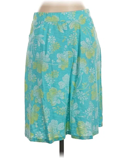 Pre-owned Jjill Casual Skirt In Teal