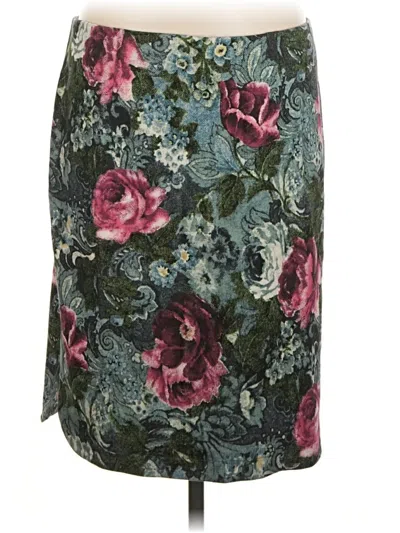 Pre-owned Jjill Casual Skirt In Teal
