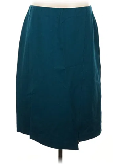 Pre-owned Jjill Casual Skirt In Teal