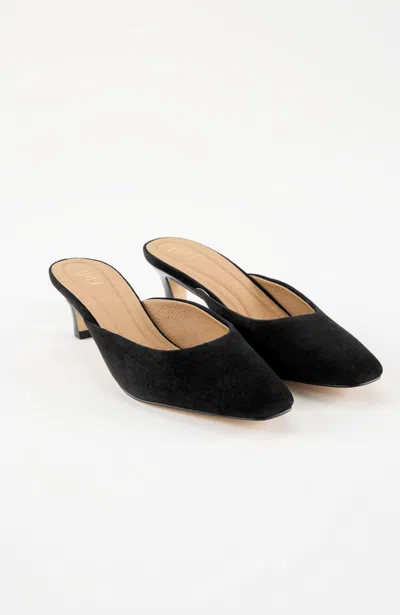 Jjill Cleo Tilted-heel Mules Shoes In Black
