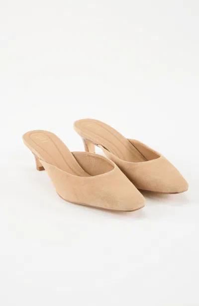 Jjill Cleo Tilted-heel Mules Shoes In Granola