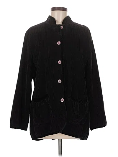 Pre-owned Jjill Coat In Black