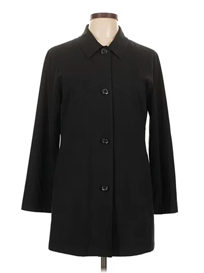 Pre-owned Jjill Coat In Black