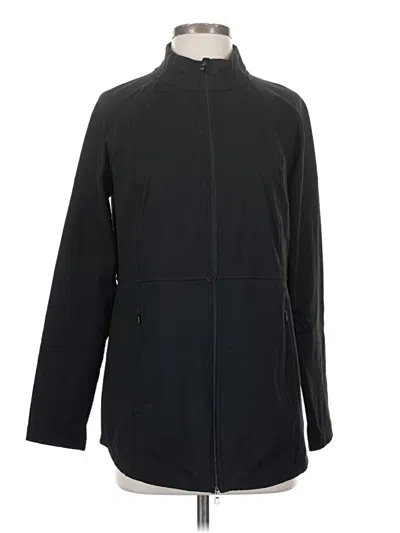 Pre-owned Jjill Coat In Black