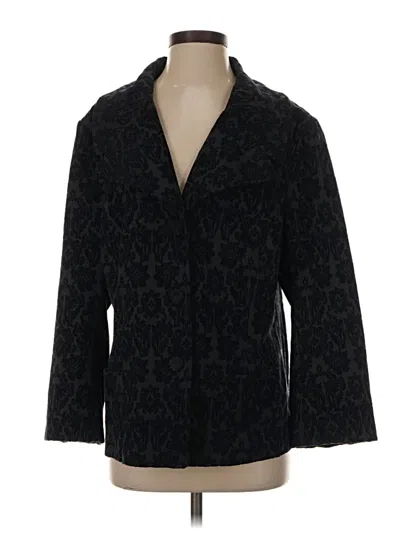 Pre-owned Jjill Coat In Black