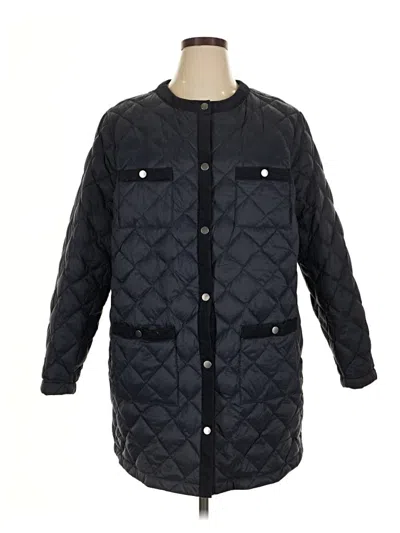 Pre-owned Jjill Coat In Black