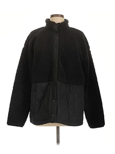 Pre-owned Jjill Coat In Black