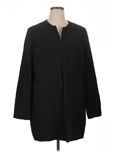 Pre-owned Jjill Coat In Black