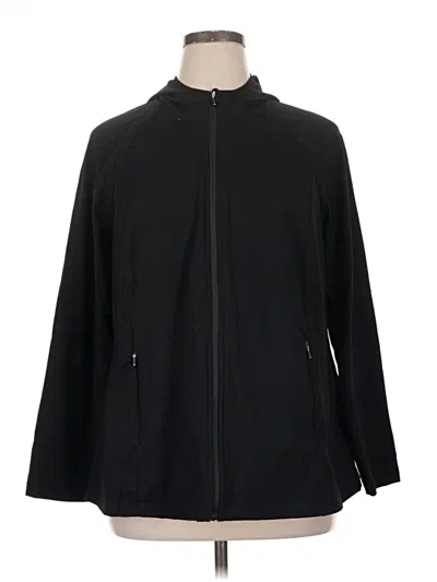 Pre-owned Jjill Coat In Black