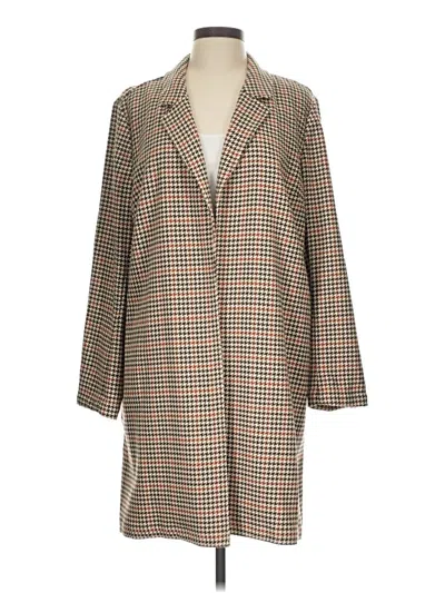 Pre-owned Jjill Coat In Brown