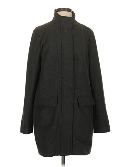 Pre-owned Jjill Coat In Gray