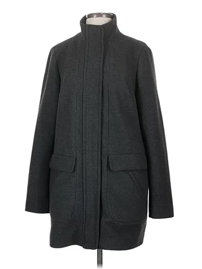 Pre-owned Jjill Coat In Gray
