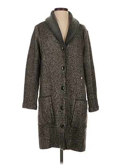 Pre-owned Jjill Coat In Gray