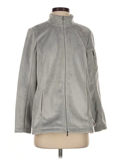 Pre-owned Jjill Coat In Gray