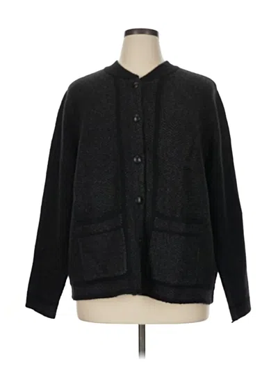 Pre-owned Jjill Coat In Gray