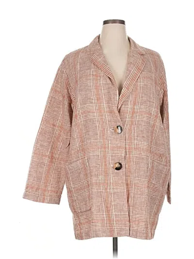 Pre-owned Jjill Coat In Orange