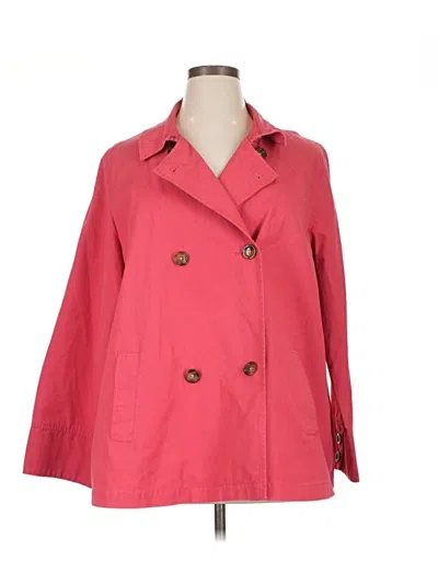 Pre-owned Jjill Coat In Pink