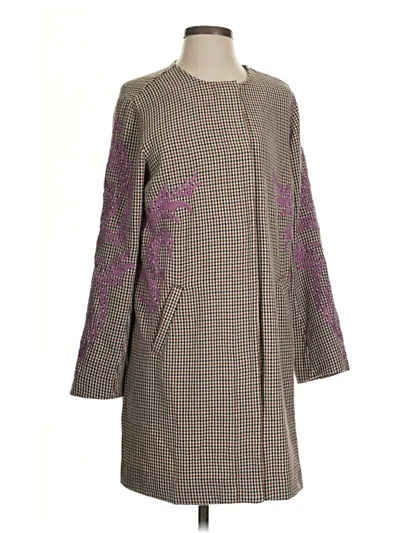 Pre-owned Jjill Coat In Purple