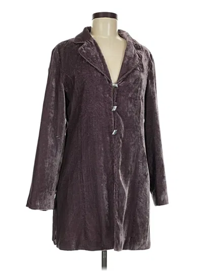 Pre-owned Jjill Coat In Purple