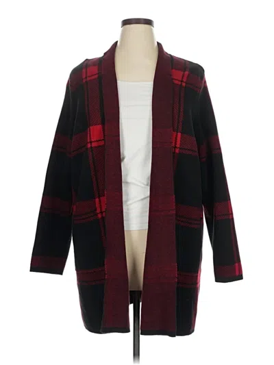 Pre-owned Jjill Coat In Red