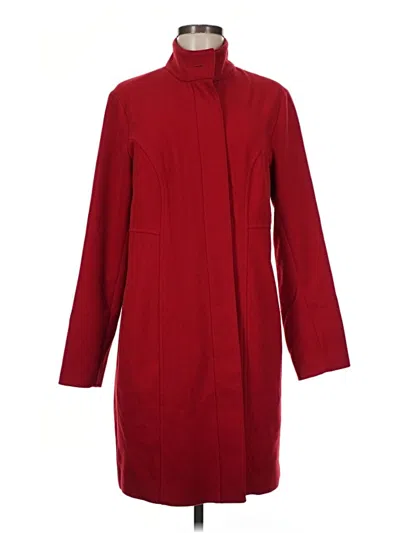 Pre-owned Jjill Coat In Red