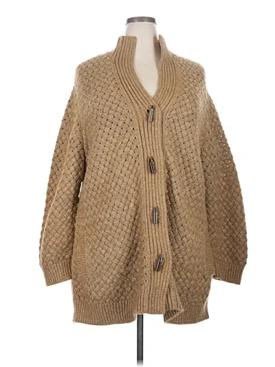 Pre-owned Jjill Coat In Tan
