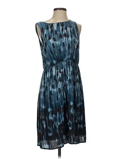 Pre-owned Jjill Cocktail Dress In Blue