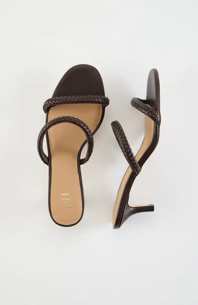 Jjill Colette Kitten-heel Sandals In Brown