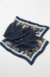 Jjill J.jill Compassion Fund It-takes-a-village Scarf In Navy Blue Multi