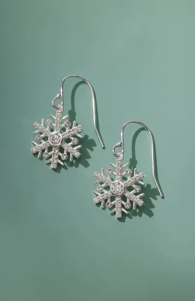 Jjill J.jill Compassion Fund Sterling Silver Snowflake Earrings