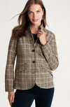 Jjill J.jill Convertible-collar Knit Blazer In Multi