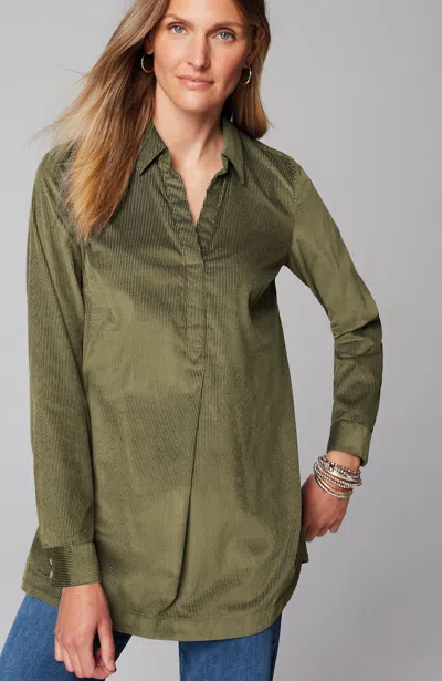 Jjill J.jill Corduroy A-line Tunic In Loden