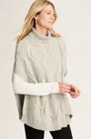 Jjill J.jill Cotton-blend Cable Poncho